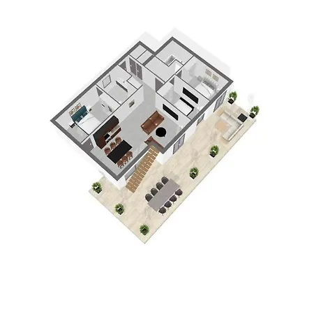 Cs Skyline Rooftop De Nage Apartman Montpellier