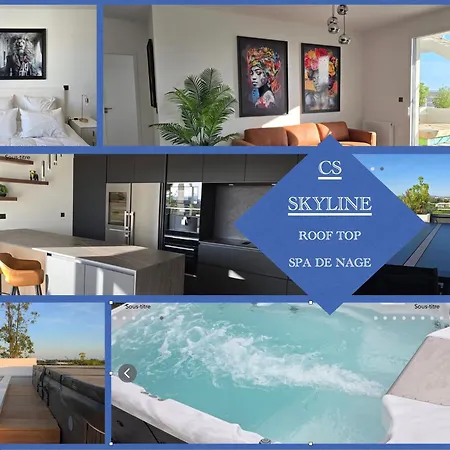 Apartment Cs Skyline Rooftop De Nage Montpellier
