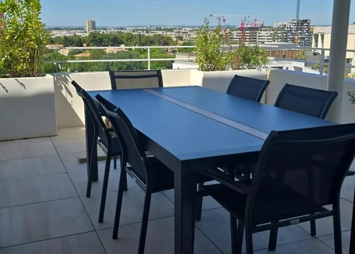 דירה Cs Skyline Rooftop De Nage
